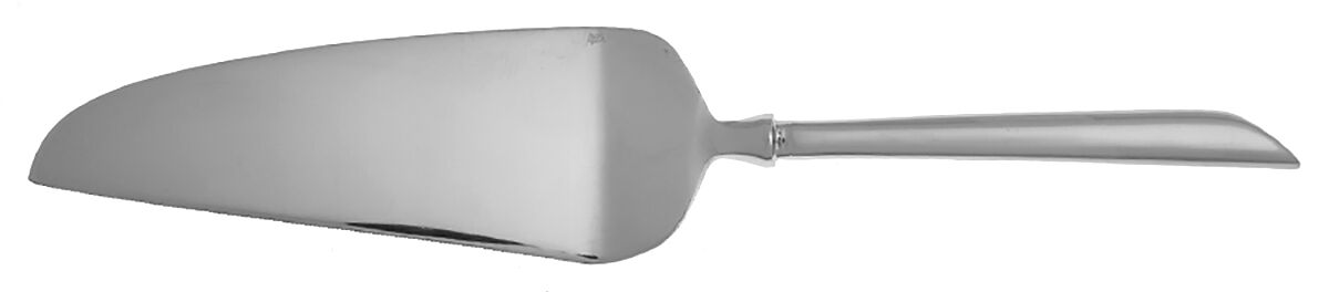 Wave (Stainless) Pie and Cake Server with Stainless Blade HC by Towle Silver-1