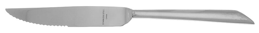 Wave (Stainless) Steak Knife Individual Hollow, Serrate HC by Towle Silver-1