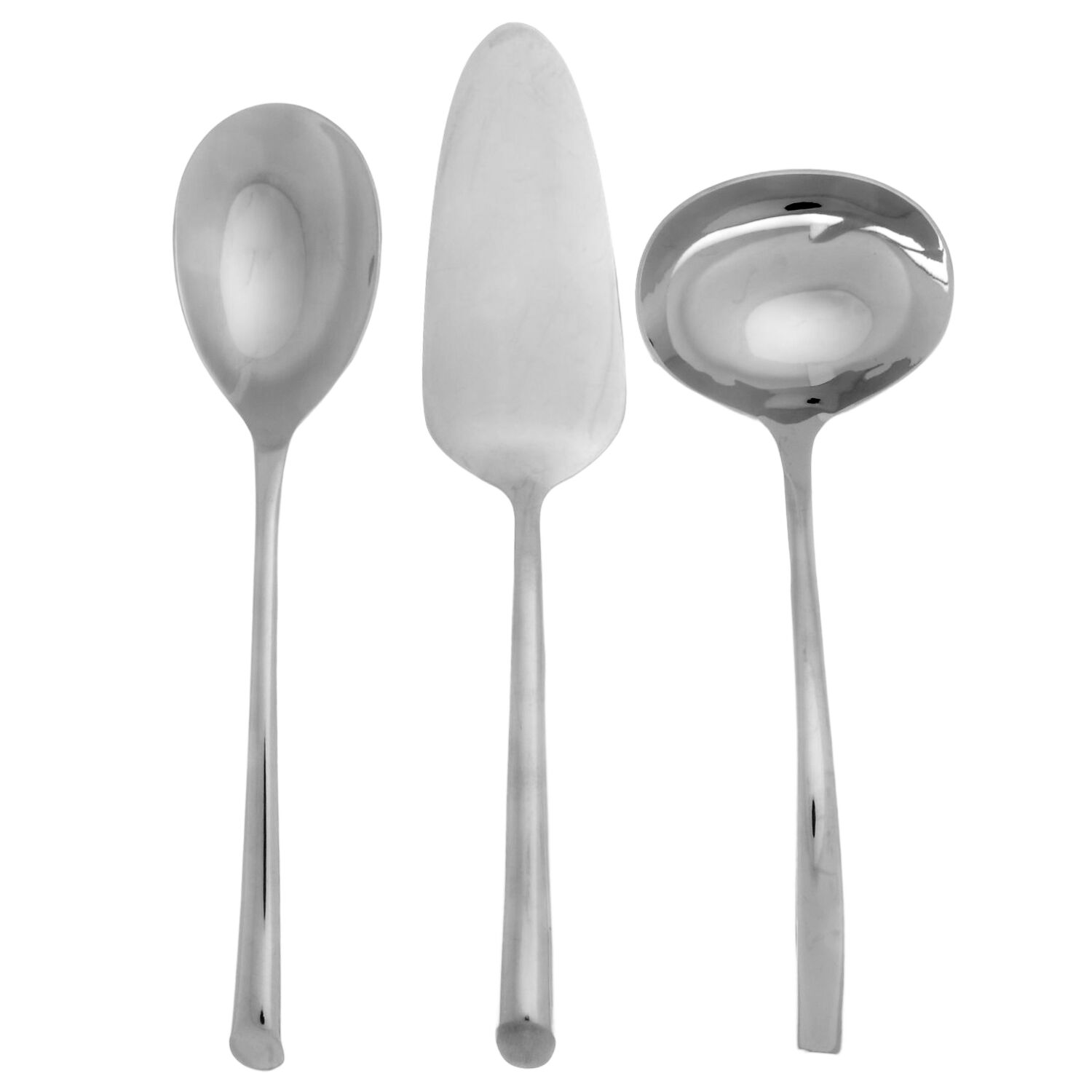 Wave (Stainless) 3 Piece Completer Set by Towle Silver-1