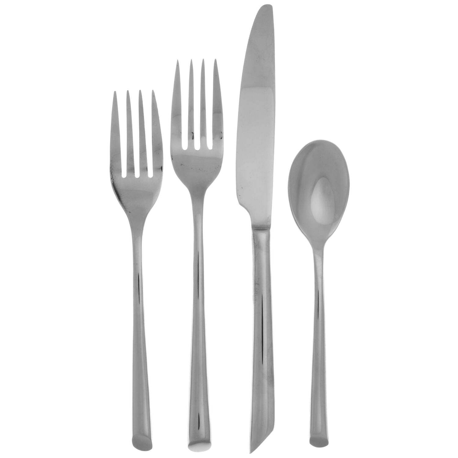 Wave (Stainless) 4 Piece Place Setting by Towle Silver-1