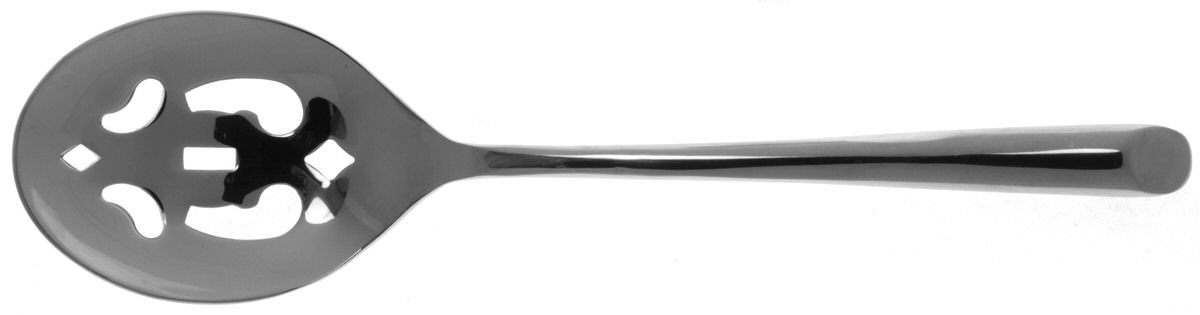 Wave (Stainless) Pierced Tablespoon (Serving Spoon) by Towle Silver-1