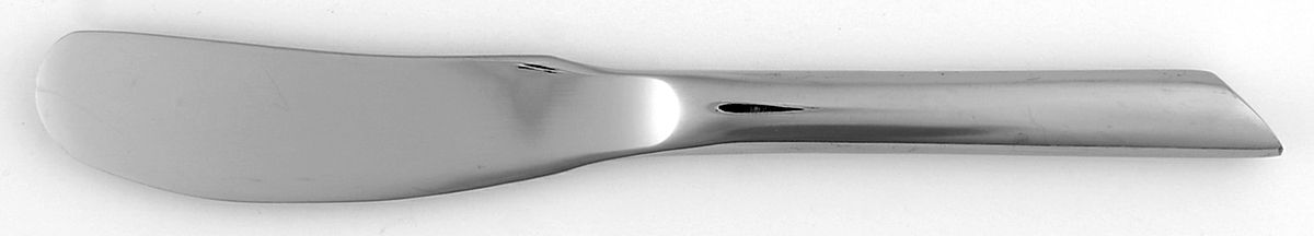 Wave (Stainless) Flat Handle Butter Spreader by Towle Silver-1