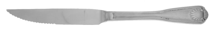 London Shell-Continental (Stainless) Steak Knife Individual Hollow, Serrate HC by Towle Silver-1
