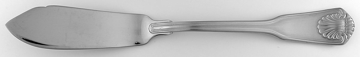 London Shell-Continental (Stainless) Flat Handle Master Butter Knife by Towle Silver-1