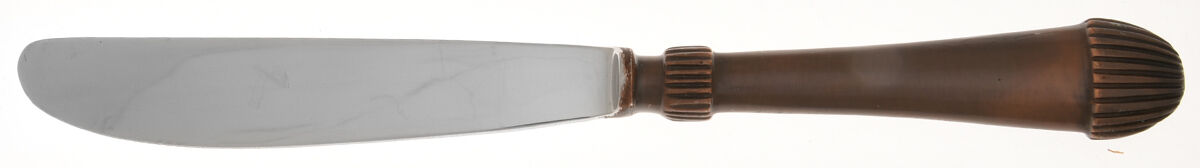 Bronze Capital Dome (Stainless) Modern Hollow Knife by Towle Silver-1