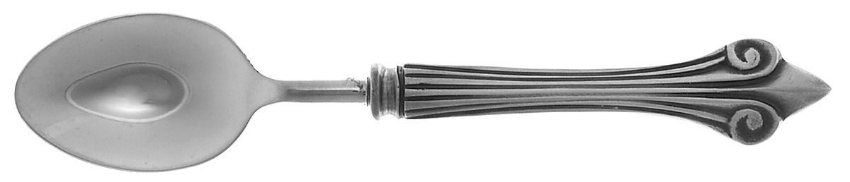 Pewter Knight (Pewter Finish) Place/Oval Soup Spoon by Towle Silver-1