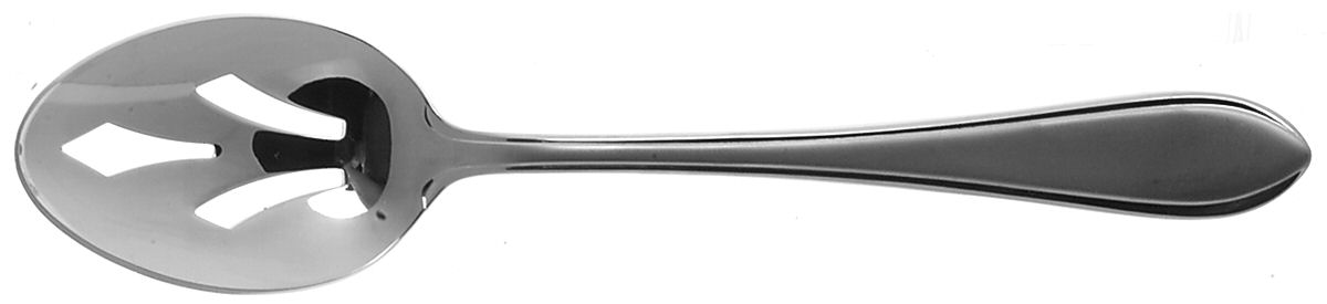 Newbury Pearl (Stainless) Pierced Tablespoon (Serving Spoon) by Towle Silver-1