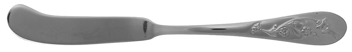 Hibiscus (Stainless) Flat Handle Master Butter Knife by Towle Silver-1