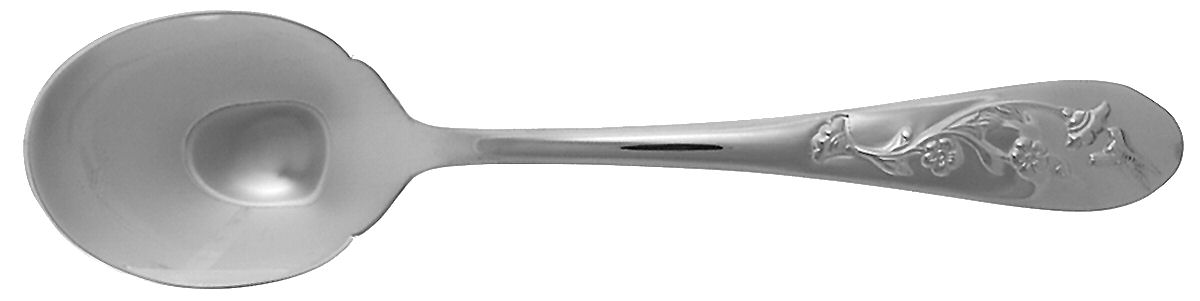 Hibiscus (Stainless) Sugar Shell Spoon by Towle Silver-1