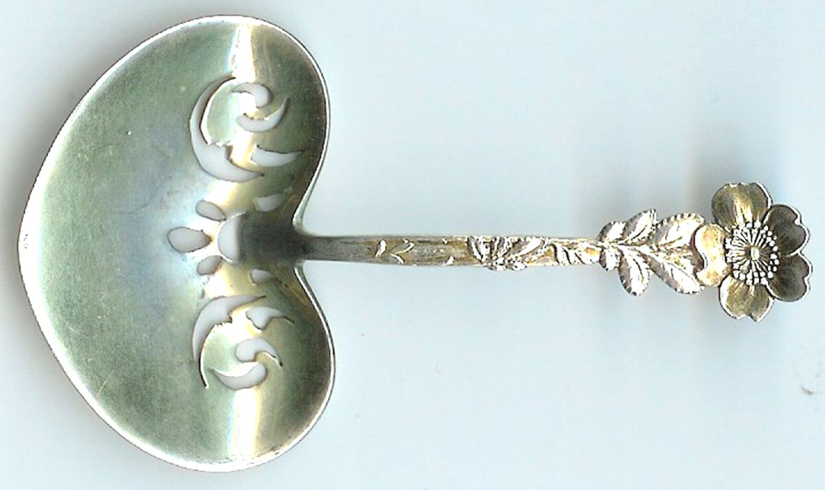 Floral (Sterling) Solid Bon Bon Spoon by Tiffany & CO SILVER-1