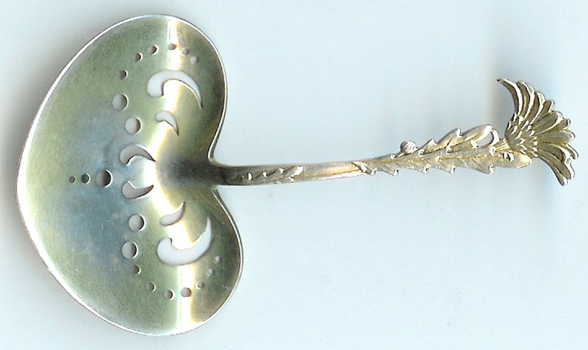 Floral (Sterling) Solid Bon Bon Spoon by Tiffany & CO SILVER-1