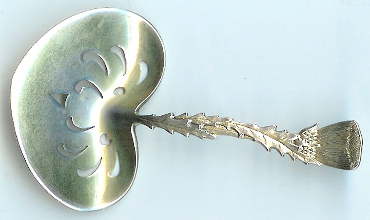 Floral (Sterling) Solid Bon Bon Spoon by Tiffany & CO SILVER-1