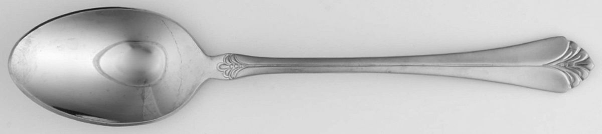 Santa Barbara (Frosted) Oval Place Soup Spoon by Towle Silver-1