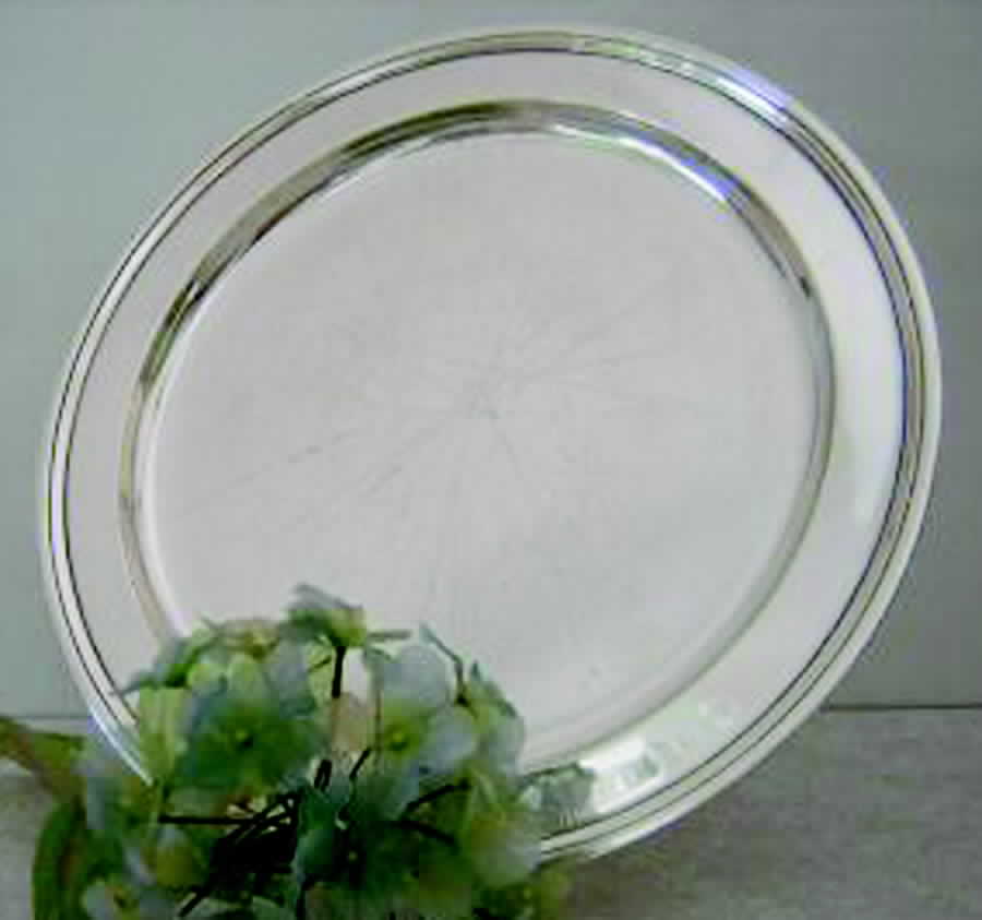 20181 (Sterling, Hollowware) 11" Round Tray by Tiffany & CO SILVER-1