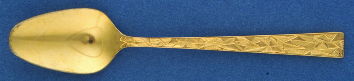 Gold Aquarius (Stainless) Teaspoon by Towle Silver-1