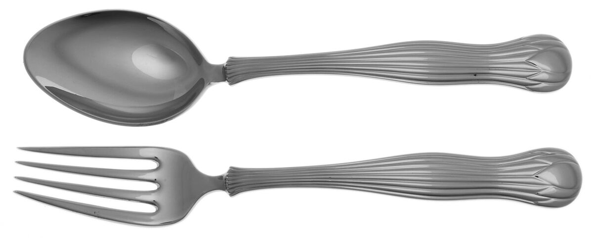Botanical (Stainless) Solid Serving Set by Tiffany & CO SILVER-1