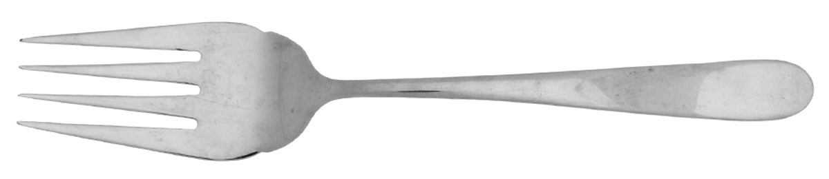 Sistene (Stainless) Medium Solid Cold Meat Serving Fork by Towle Silver-1