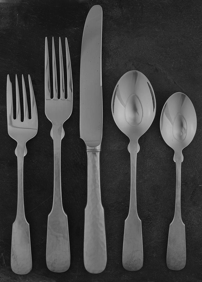 Hammersmith (Stainless, Germany, Satin) 5 Piece Place Setting by Towle Silver-1