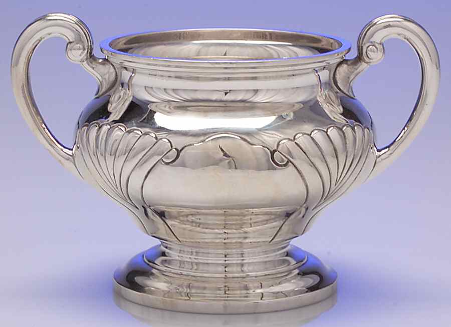 Onslow (Sterling, Hollowware) Sugar Bowl No Lid by Tuttle-1