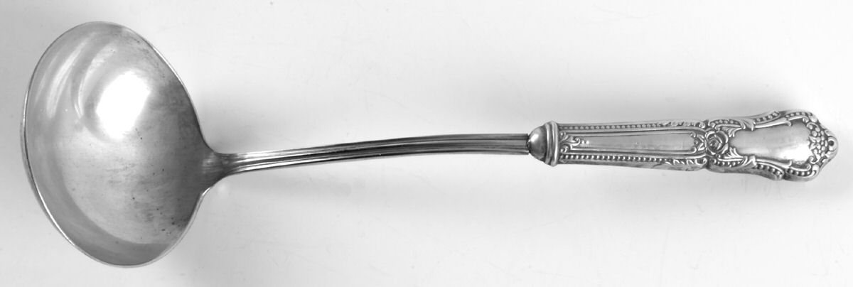 TWS350 (Sterling) Soup Ladle with Silverplate Bowl by Towle Silver-1