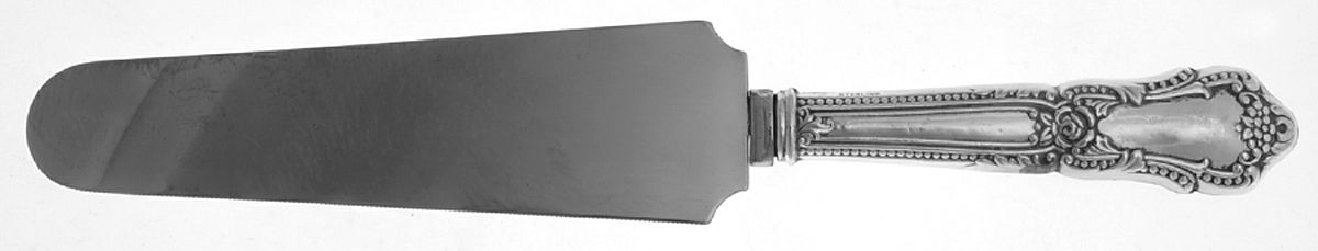 TWS350 (Sterling) Cake Knife with Silverplate Blade by Towle Silver-1