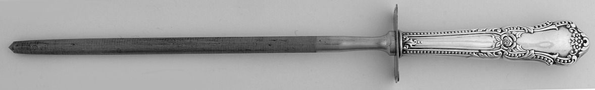 TWS350 (Sterling) Small Steel Rod Sharpener Knife by Towle Silver-1