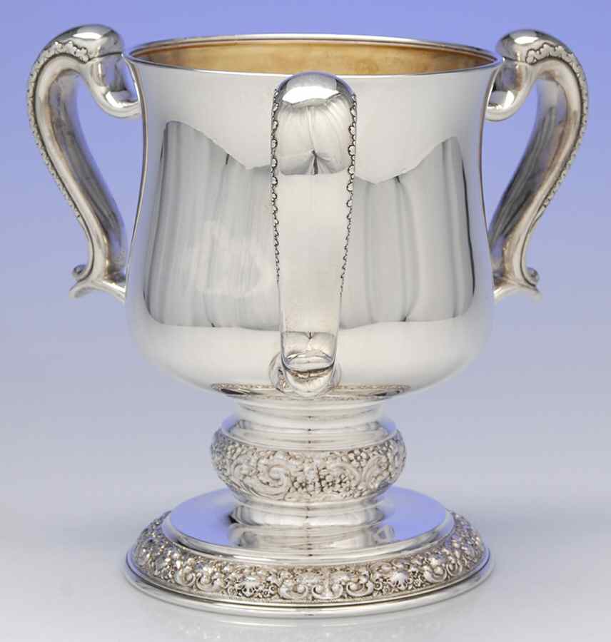 13266 (Sterling, Hollowware) Sterling 3-Handled Loving Cup by Tiffany & CO SILVER-1