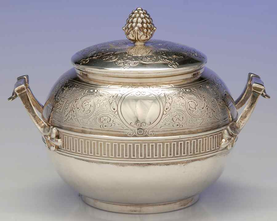 1516 (Sterling, Hollowware) Sugar Bowl & Lid by Tiffany & CO SILVER-1