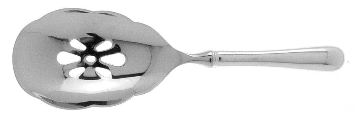 Hannah Hull (Sterling, 1974-2003) Pierced Casserole Spoon with Stainless Bowl by Tuttle-1