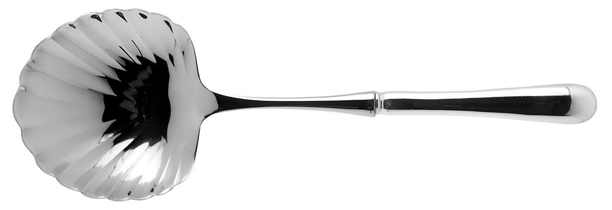 Hannah Hull (Sterling, 1974-2003) Casserole Spoon with Stainless Shell Bowl by Tuttle-1