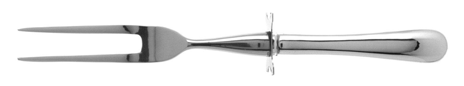 Hannah Hull (Sterling, 1974-2003) Small Steak Carving Fork with Stainless Prongs by Tuttle-1