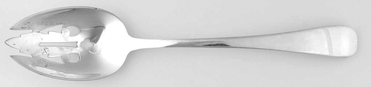 Hannah Hull (Sterling, 1974-2003) Pierced Tablespoon (Serving Spoon) by Tuttle-1