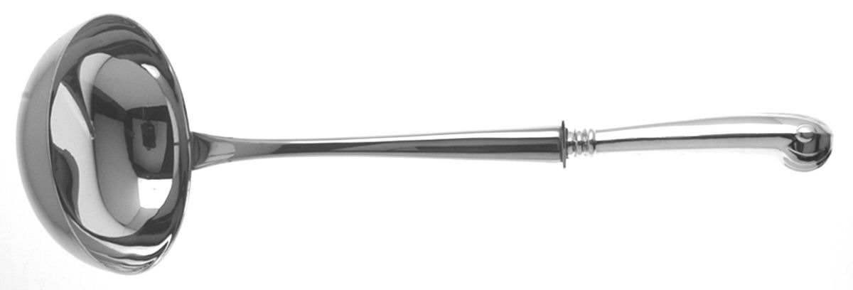 Onslow (Sterling, 1974-2003) Soup Ladle with Stainless Bowl by Tuttle-1