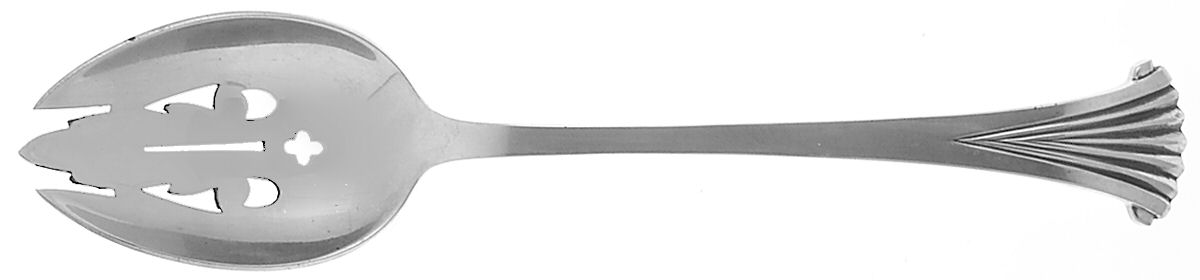Onslow (Sterling, 1974-2003) Pierced Tablespoon (Serving Spoon) by Tuttle-1