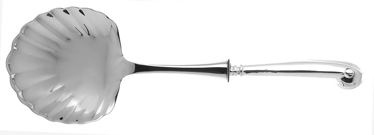 Onslow (Sterling, 1974-2003) Casserole Spoon with Stainless Shell Bowl by Tuttle-1