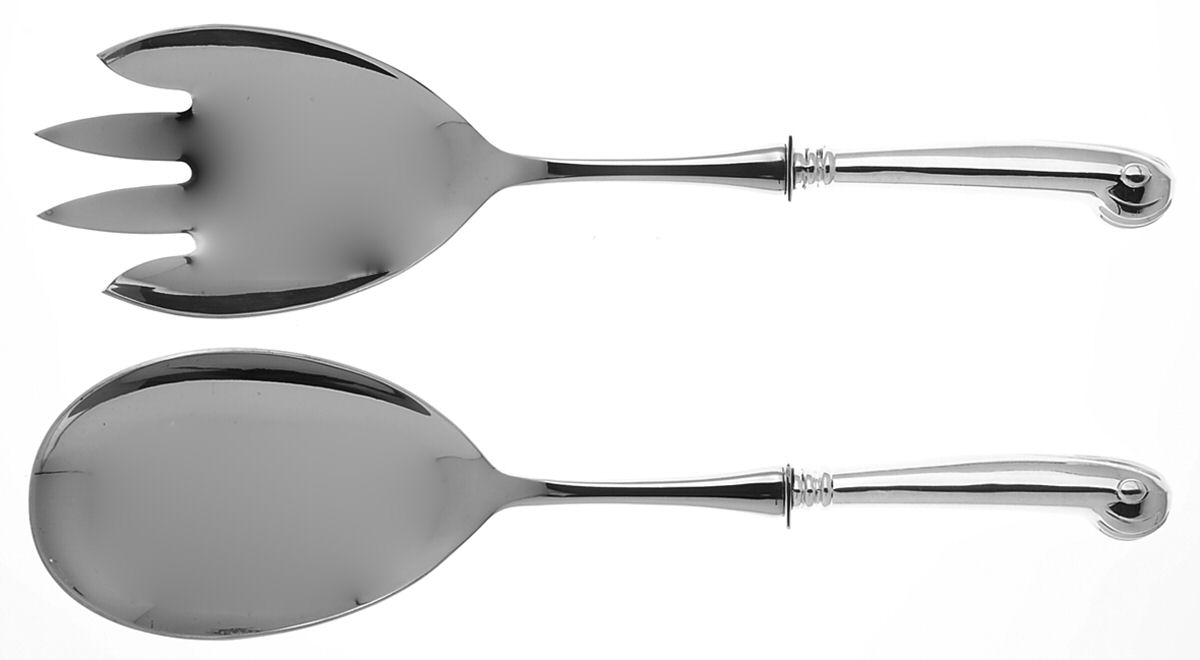 Onslow (Sterling, 1974-2003) 2 Pc Salad Set with Stainless Bowl by Tuttle-1