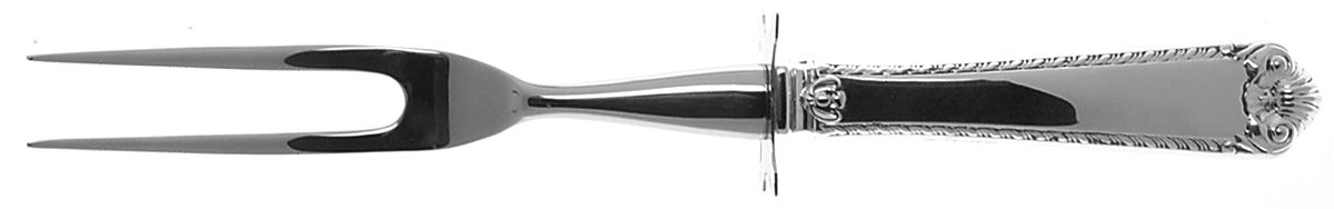 Lamerie (Sterling, 1974-2009) Small Steak Carving Fork with Stainless Prongs by Tuttle-1