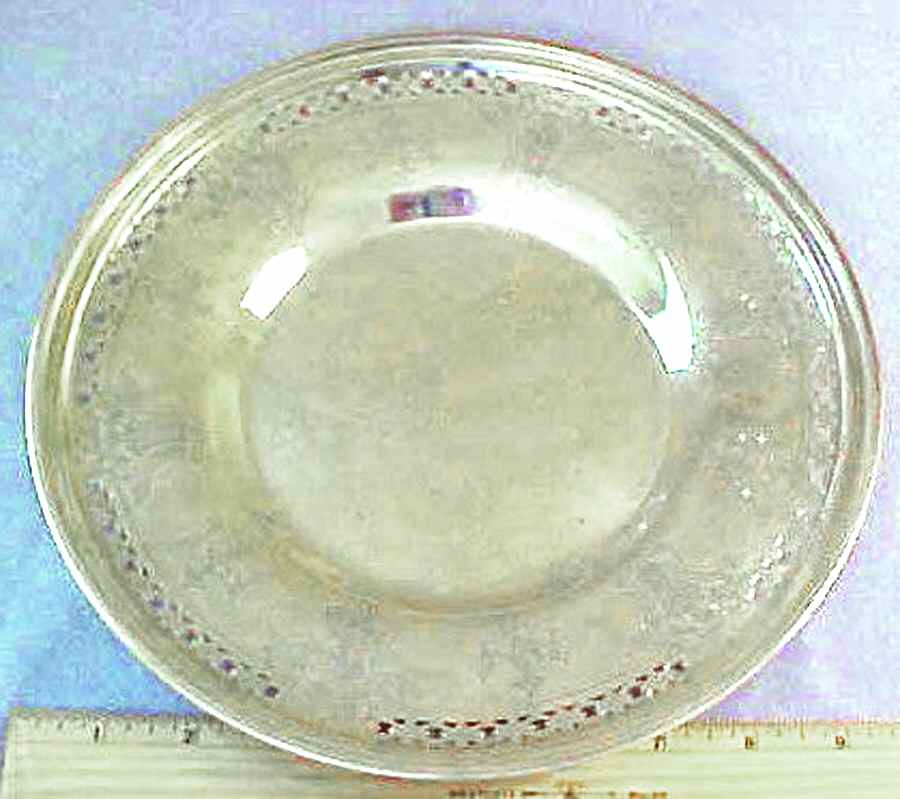 5461 (Sterling, Hollowware) Sterling Sandwich Plate by Towle Silver-1