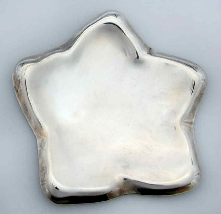 Elsa Peretti Giftware (Sterling, Hollowware) Star Shape Dish by Tiffany & CO SILVER-1