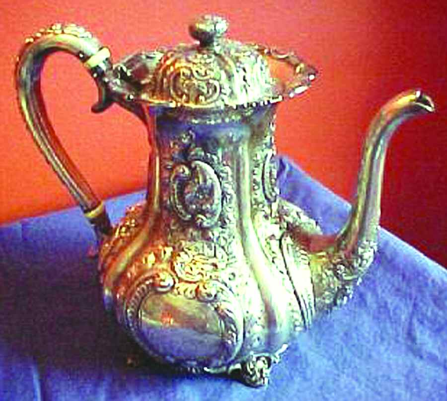 507 (Sterling, Hollowware) Coffee Pot by Theodore B Starr-1