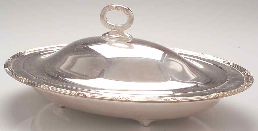 2851 (Silverplate, Hollowware) Oval Covered Casserole by Towle Silver-1