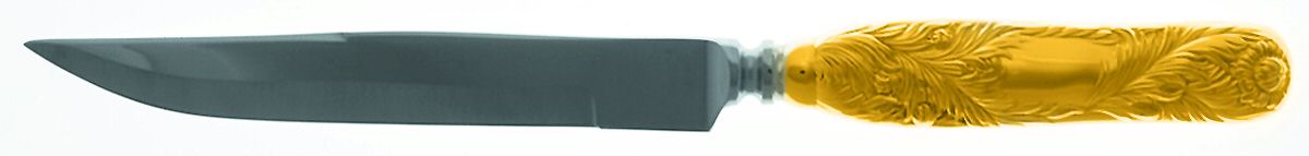 Chrysanthemum Gold (Str, 1880, Gold Vermeil) Individual Steak Knife Hollow Handle by Tiffany & CO SILVER-1