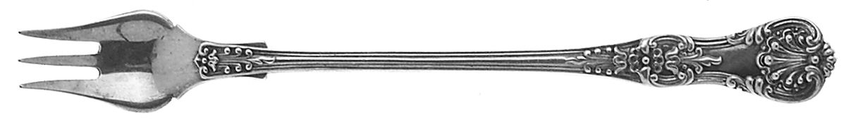 English King Gold (Str, 1885, Gold Vermeil) Oyster Fork by Tiffany & CO SILVER-1