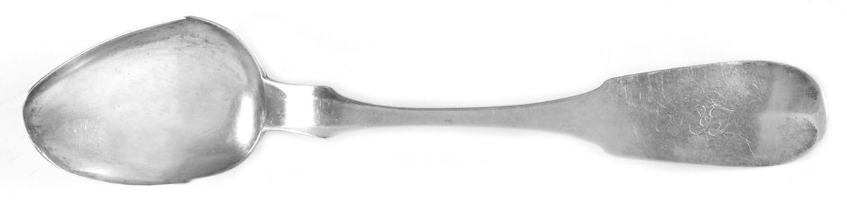 TSV1 (Coin) Tablespoon (Serving Spoon) by T.A. Boullt Silver-1