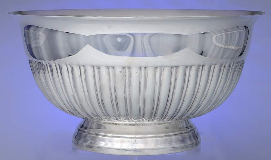 4012 (Silverplate, Hollowware) Punch Bowl by Towle Silver-1