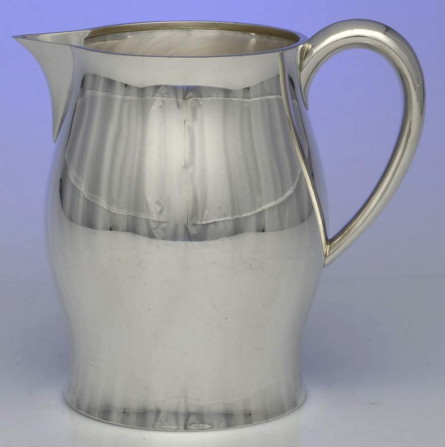 Paul Revere-Plain (Sterling, Hollowware) Sterling Water Pitcher by Tuttle-1