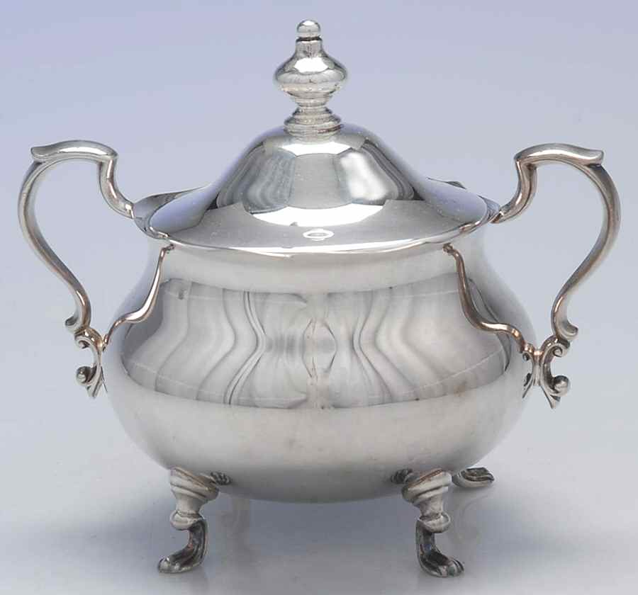 43311 (Silverplate, Hollowware) Sugar Bowl & Lid by Towle Silver-1