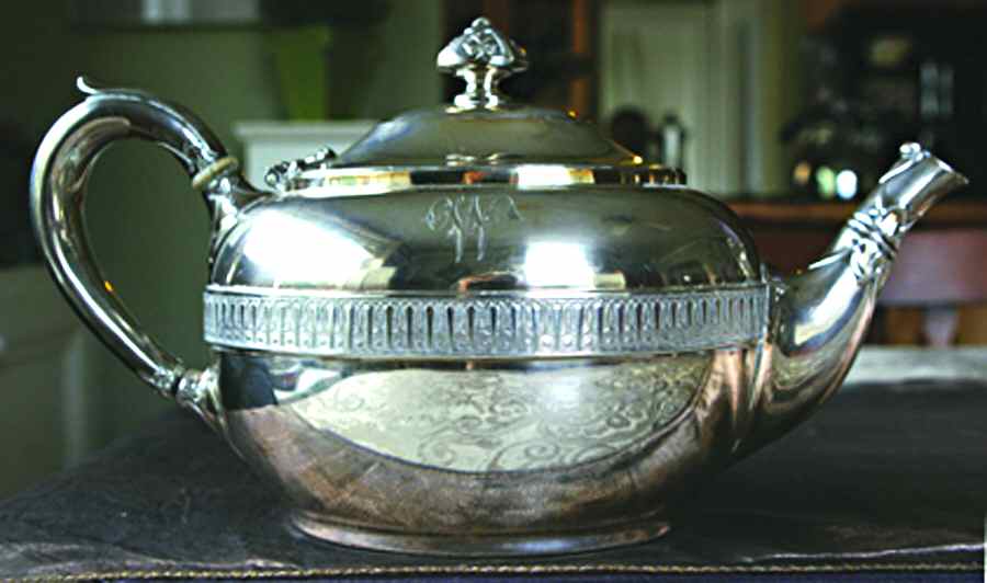 103 (Silverplate, Hollowware) Teapot by Tiffany & CO SILVER-1
