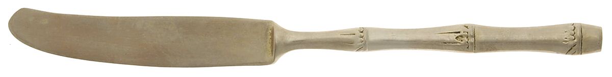 Royal Bamboo (Bronzeware) Modern Solid Knife by Thai Bronzewares Mfr-1