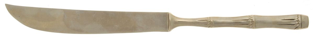 Royal Bamboo (Bronzeware) Large Stainless Blade Roast Carving Knife by Thai Bronzewares Mfr-1
